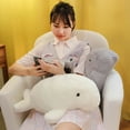 thumbnail image 5 of 40/50cm Kawaii Manatee Plush Toy Cute Dugong Plush Doll Lifelike Sea Cow Animal Stuffed Pillow Kids Birthday Gifts Room Decor, 5 of 6