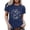 Z01 Blue, variant on Women's Christian Jesus Graphic T-Shirt Summer Short Sleeve Crewneck Top Fashion Casual Faith Based Tee for Ladies Soft Religious Gift Shirt