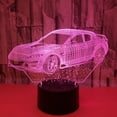 thumbnail image 2 of YSITIAN 3D LED Optical Illusion Acrylic Night Light with Remote & Smart Touch 7 Colors Changing（car） YT-14736, 2 of 7
