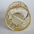 thumbnail image 4 of Metal Hollow Moroccan Lantern Candle Holder Tea Light Candle Cradle Home Room Decor(Gold), 4 of 8