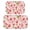 Strawberry and Bow Pink Pattern, variant on Strawberry and Girl Pink Pattern Bath Mat Set Of 2,Non-Slip Rug for Bathroom,Kitchen,Bedroom,Entrance, 30x17 and 23.5x15.7 Inches