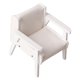 thumbnail image 1 of Sofá miniatura a escala 1:12, muebles para casa de muñecas, mini sofá de cuero sintético, casa de muñecas Blanco Pequeño, 1 of 9