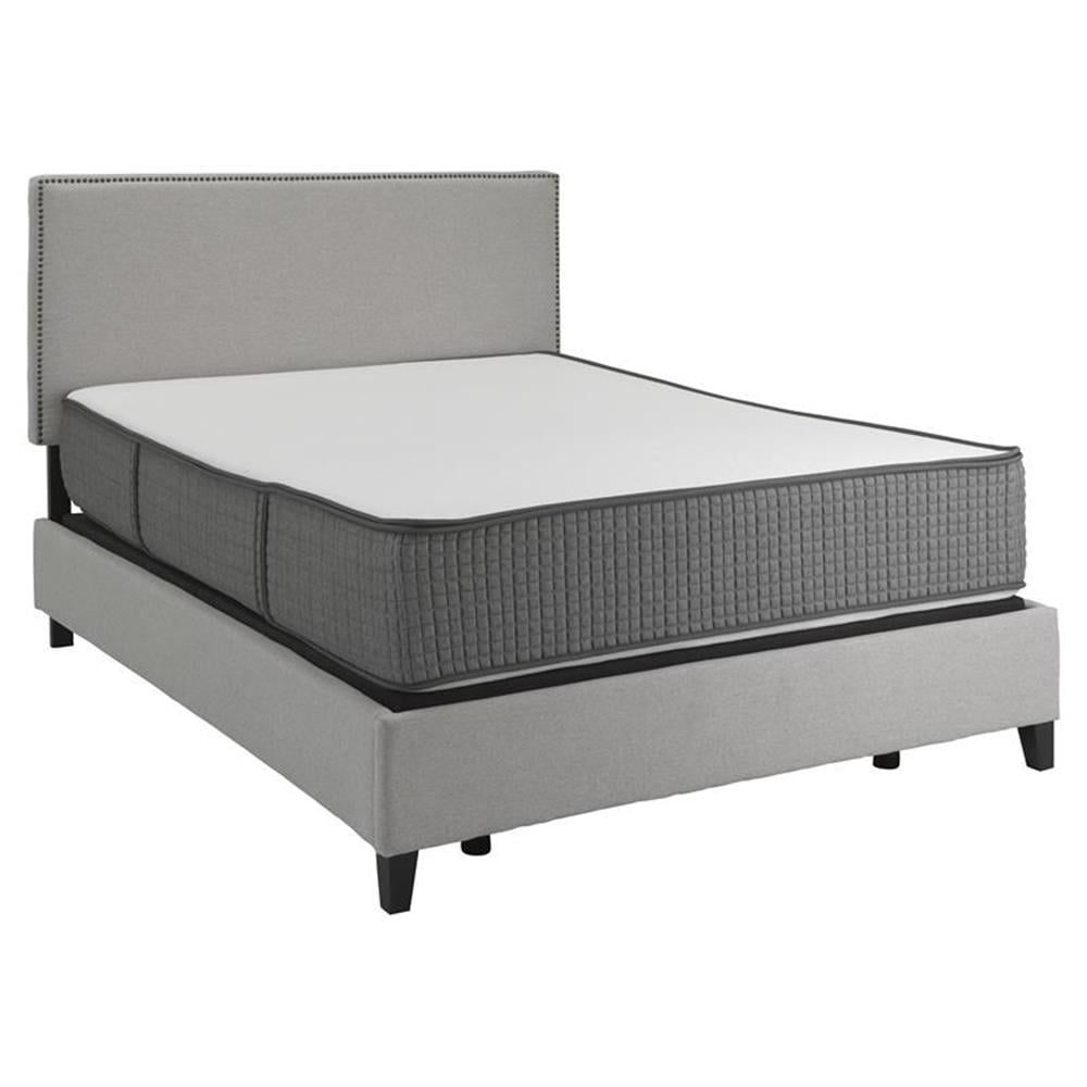 Pemberly Row 12" Firm Flippable King Memory Foam Mattress in White
