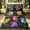 Black, variant on meiyoeat 3D Rustic Dino Family Twin Bedding for Kids Boys, Green Jungle Dinosaur Bedding Comforter Set, Black Reversible, 7pcs