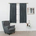 thumbnail image 7 of Yipa Gray Blackout Roman Curtains for Kids Bedroom Thermal Insulated Curtains Rod Pocket Tie Up Shade Curtains 1-Panel for Small Windows Bathroom Kitchen (22 x 46 Inches Long), 7 of 7