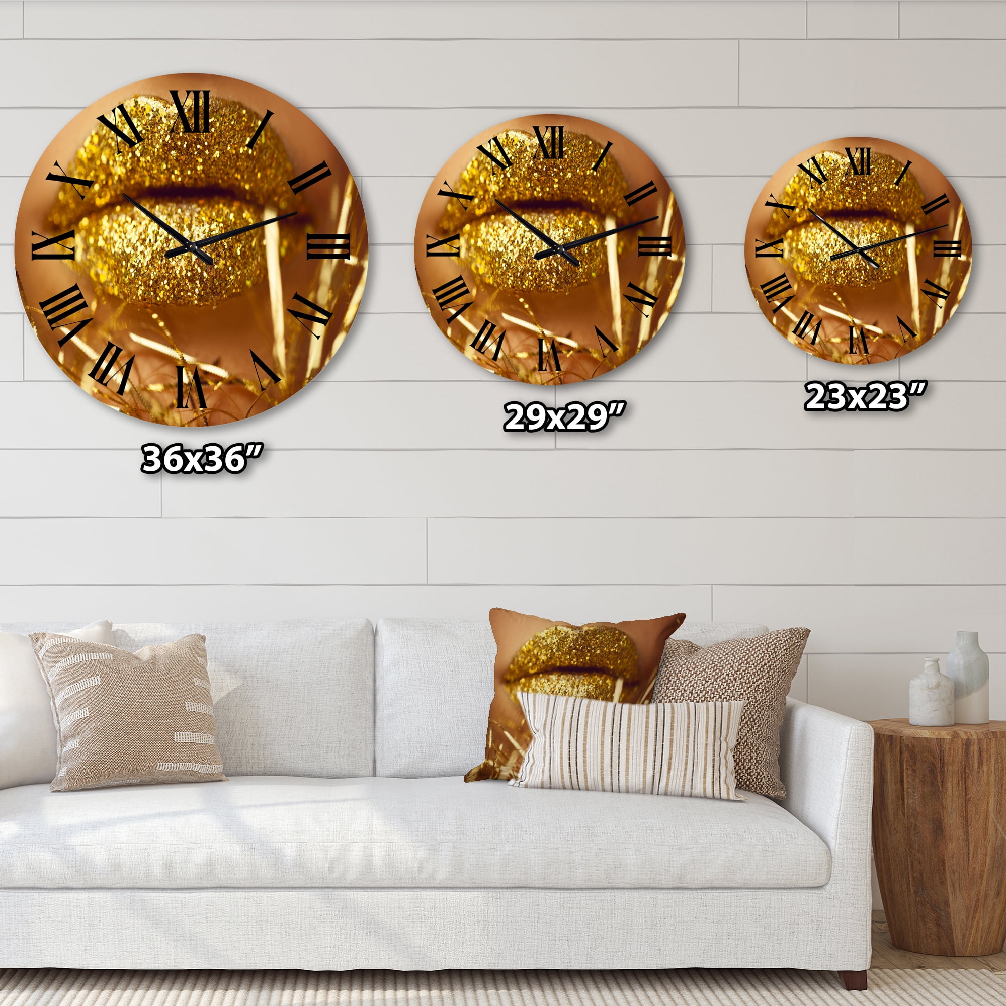 Designart 1 in Quartz Modern/Contemporary Wall Clock