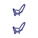 thumbnail image 2 of Greeniant Acolchado Halter Pony Bridle Head Collar Equipo de protección Protección Handly Use Rustproof Headstall Práctico Azul Azul METRO 2piezas, 2 of 6