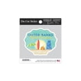 thumbnail image 2 of Die Cut Sticker Outer Banks, North Carolina, Beach Scene, Contour Vinyl Sticker 1 to 3 inches (Waterproof Decal for Cars, Water Bottles, Laptops, Coolers), Small, 2 of 5