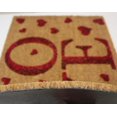 thumbnail image 6 of Printed Coir Doormat Welcome Mat Entry, Front Door Outdoor/Indoor Rug Non-Slip Beautiful Valentine Love 18"x28" - Love, 6 of 7