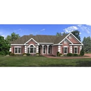 The House Designers: THD-6243 Builder-Ready Blueprints to Build a Colonial House Plan with Basement Foundation (5 Printed Sets)