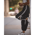 thumbnail image 4 of Lentta Parachute Pants for Women Elastic High Waist Full Twist Hiking Cargo Pants Trousers, 4 of 8