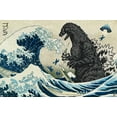 thumbnail image 1 of Godzilla - Great Wave Wall Poster, 22.375" x 34", 1 of 4