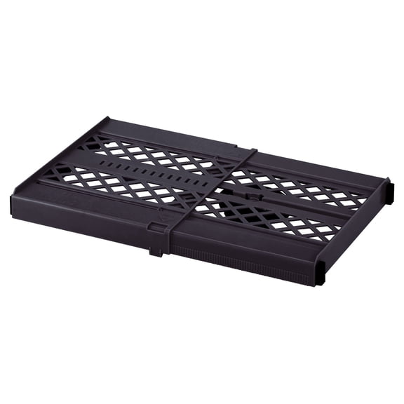 Lockermate By Bostitch Adjust-A-Shelf Locker Shelf, Extends to Fit Your Locker, Black
