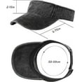 thumbnail image 4 of 4 Pieces Sun Visor Sun Sports Adjustable Visor Sport Wear Athletic Visor Hat for Men Women Multicoloured, 4 of 6