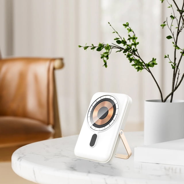 TIMIFIS Kitchen Gadgets Magnetic Rechargeable Magnetic Wireless Thin Fast Charging Charging Treasure with Bracket Small and Convenient with Cable Back Clip Mobile Power Kitchen & Dining