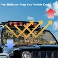 thumbnail image 4 of Yuyamidu Camouflage Hunting Deer Windshield Sun Shade Compatible with Jeep Wrangler JK JL Bolck UV Rays & Protect Car Interior Heat Shield Cover, 4 of 7