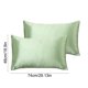 thumbnail image 3 of Fundas de almohada de terciopelo Sobres Estilo 2 pack • Fundas refrescantes para almohadas de verano • Ropa de cama suave para el pelo y vegana para suavizar arrugas, 3 of 6