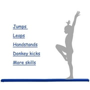 7.8 FT Folding Floor Balance Beam for Girls, Boys, Toddlers, Teens Sports Gymnastics Skill Performance Training