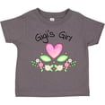 thumbnail image 3 of Inktastic Gigi's Girl Heart Flowers Girls Toddler T-Shirt, 3 of 5