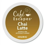 Caf Escapes Cafe Escapes Chai Latte K-Cups, 24/Box