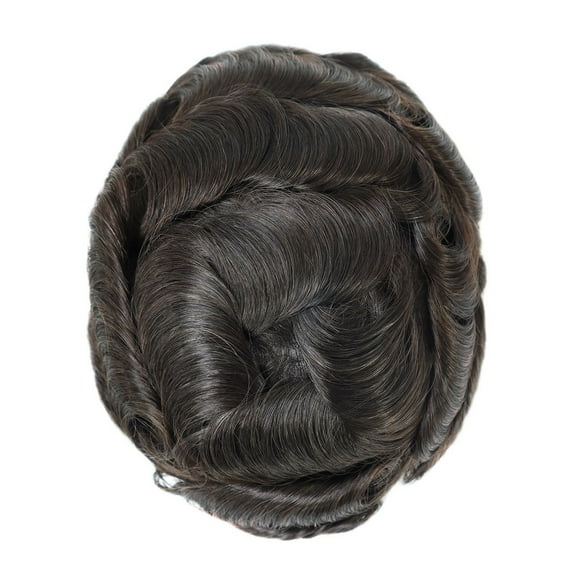 Wigs Human Hair Toupee For Men Hair Replacement System Mono Lace Mens Toupee Real Human Hair Piece Natural Hairline Hairpiece For Men Monofilament Wigs 8"x10" Beauty Clearance