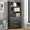 Black, variant on Winkalon 71" Tall Black Bookshelf with Drawers, Bookcase and Bookshelf with 3-Tier Open Shelves, Tall Bookcase Tall Storage Cabinet for Home Office Living Room, 15.8" D x 31.5" W x 71" H
