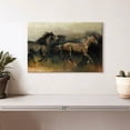 thumbnail image 2 of Elephant Stock Roaming The West Wall Art - Horizontal Canvas Wall Art - Living Room Wall Decor - Animal Canvas - Green And Black Decor By Marilyn Hageman - 12" x 8", 2 of 4