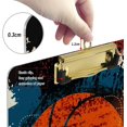 thumbnail image 4 of FMSHPON Basketball Clipboard Hardboard Wood Nursing Clip Board and Pull for Standard A4 Letter 13x9 inches, 4 of 7
