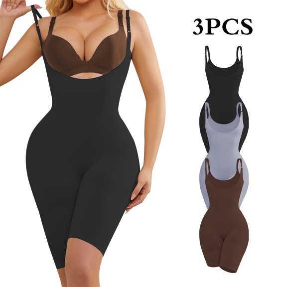 Athlemo Tummy Control Bodysuit for Women Full Body Shaper Waist Trainer Slimming