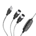 thumbnail image 1 of Adaptador USB a MIDI Steren USB-MIDI 1.8 metros, 1 of 4