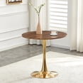 thumbnail image 7 of StnTalk 31.5" Round Dining Table, Modern Tulip Kitchen Table for 2-4, Small Space Pedestal Dining Table with MDF Top for Apartment Dining Room, 7 of 7