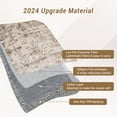 thumbnail image 4 of Haperlare Rugs for Living Room Washable Vintage Distressed Non Shedding Area Rugs for Bedroom Floral Non Slip Indoor Floor Carpet,9'x12' Beige Rugs, 4 of 7