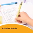 thumbnail image 2 of Bolígrafos BIC de 4 colores pastel con forma de barril, multicolor, 1,0 mm, 2 of 7