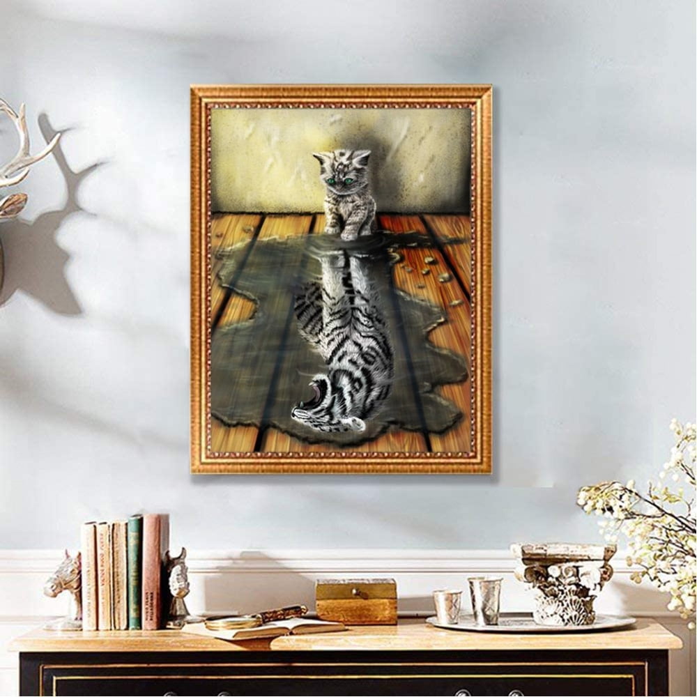 Topcobe DIY 5D Diamond Painting Kit, Diamond Painting by Number Kits