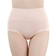 thumbnail image 2 of TMOYZQ Cotton Underwear for Women High Waist Seamless Briefs Breathable Tummy Control No Show Ladies Panties, 2 of 4
