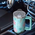 thumbnail image 5 of 30oz Christmas Tree Tumbler with Lid and Straw, Cute Reindeer Stainless Steel Insulated Cup Holiday Coffee Water, 5 of 5
