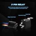 thumbnail image 4 of Juego de relés automotrices Nilight 50003R de 5 pines, 12 V, paquete de 5, 4 of 7