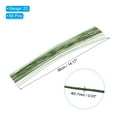 thumbnail image 2 of Uxcell 22 Gauge 14" Floral Stem Wire, 50 Pcs Paper Wrapped Iron Flower Stem, Dark Green, 2 of 6
