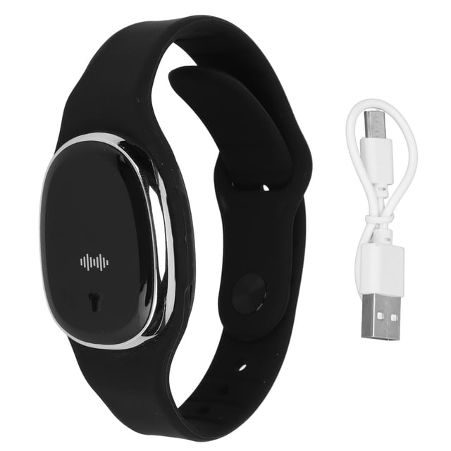 Reloj de pulsera repelente de mosquitos, pulsera ultrasónica con pantalla de tiempo de carga USB, repelente de mosquitos para adultos y niños