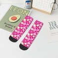 thumbnail image 7 of Pofeuu Vintage Flowers Print 30cm Socks, Adult Running Hiking Socks for Youth and Adult, 7 of 7
