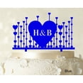thumbnail image 1 of Monogram Cake Topper First Name Initial Heart Cake Topper, 1 of 1