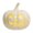 White, variant on White Resin Halloween LED Light up Pumpkin, Classic Smiling Face Jack O Lantern, Fall Festive Decor for Porch Yard Outdoor Indoor Home Halloween Decoration, White