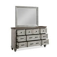 thumbnail image 6 of New Classic Furniture Mariana 9-Drawer Solid Wood Dresser in Vintage Cream, 6 of 8
