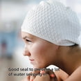 thumbnail image 5 of OMOUBOI Soft Silicone Solid Swim Cap Unisex Bathing Cap Anti-Slip Swim Pool Hat, 5 of 7