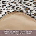 thumbnail image 6 of Lavish Home 60” x 80” Queen Size Waterproof Blanket for Bed, Couch, or Car (Leopard Print), 6 of 10