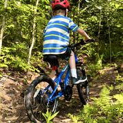 Glerc Skyline 20 inch Kids Mountain Bike for 6-12 Years Old Boys Girls, 21-Speed Bicycle with Front Suspension, Dual Disc Brakes, Rugged Frame, Navy Blue