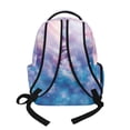 thumbnail image 3 of FKELYI Kids School Backpack for Boys Girls Pink Hibiscus Flower Dolphin Print 17 inch Schoolbag Lightweight Casual Daypack with Multi-Pockets for Elementary Student, 3 of 7