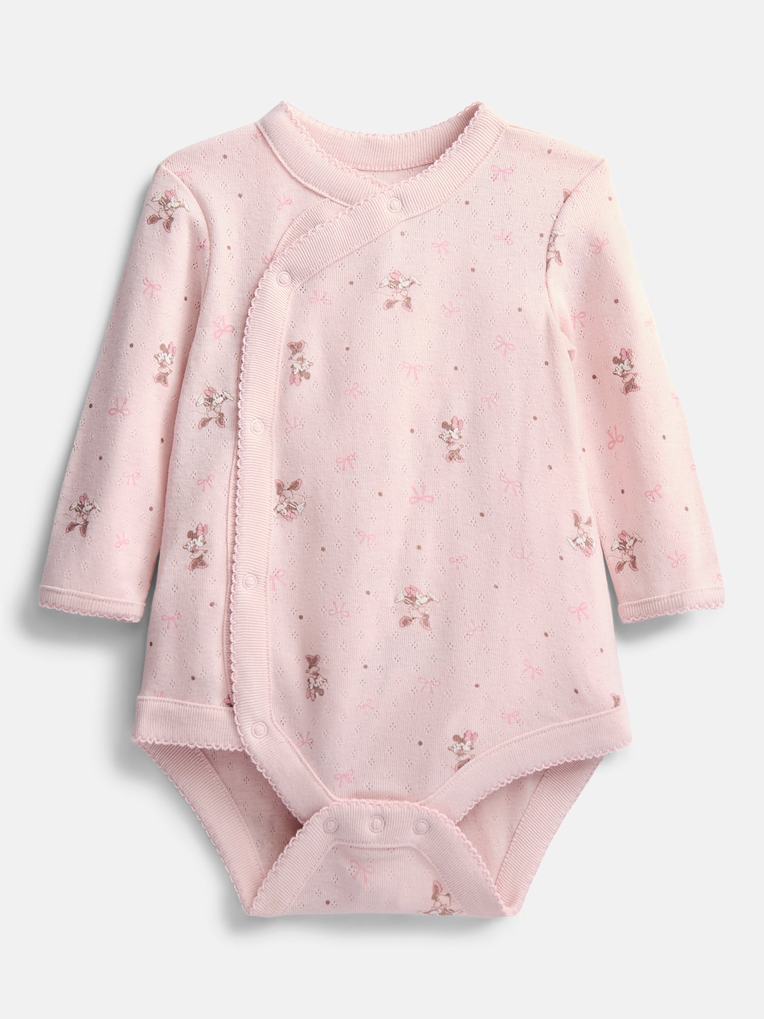 Disney Minnie Mouse Unisex Baby Allover Print Take Me Home Layette Outfit Set, 4-Piece, Sizes Preemie-6/9M