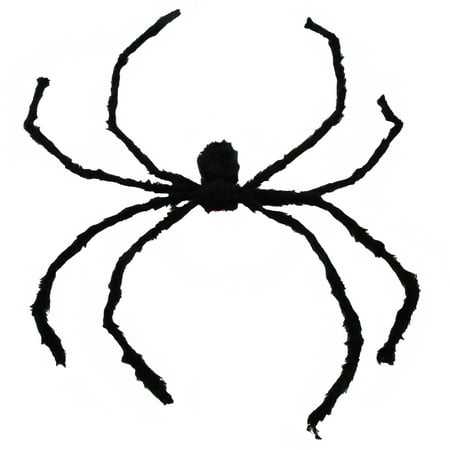 Halloween Hairy Spider Decoration, Black Color, 50 inches