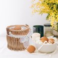 thumbnail image 4 of FONDOTIN Fruit Picking Basket Handheld Woven Basket For Road Trips 1Pcs, 4 of 8